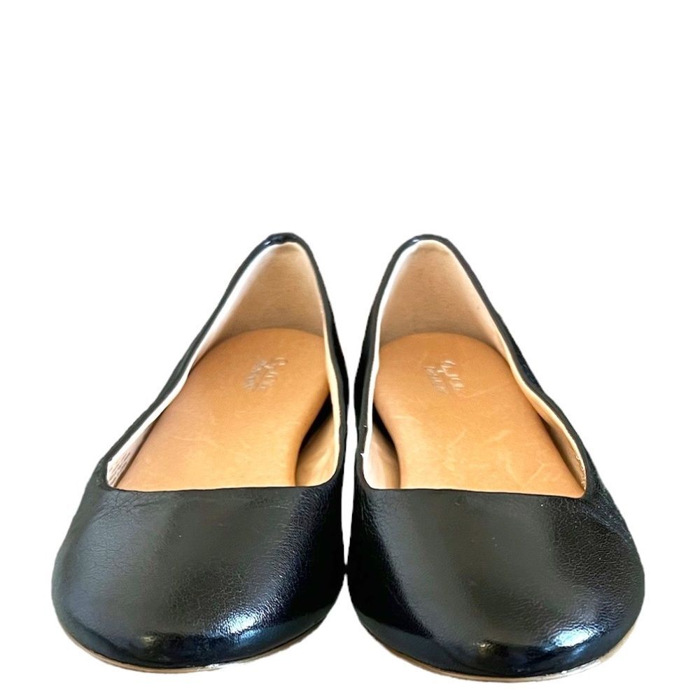 Dr. Scholl's Vixen Ballet Flats In Black Leather Size 10 - Picture 2 of 12